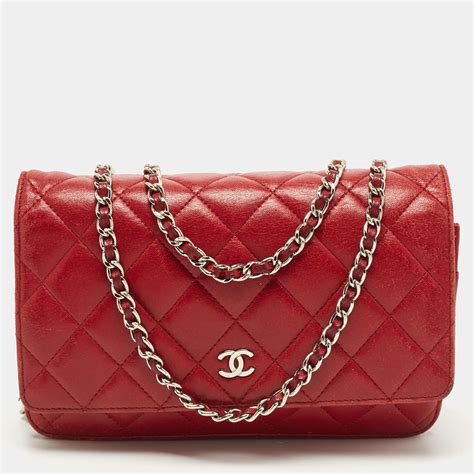 chanel wallet with chain price 2013|Chanel quilted wallet on chain.